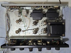 OLSON RADIO 7 Tube Amplifier Japan AM-158 Gold (Kenwood-Trio) 1960s Vintage 2 Ch