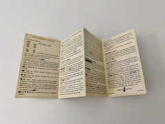 Vintage 1976 Hewlett Packard HP-67 Calculator Quick Refeference Card
