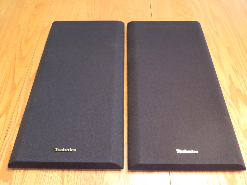 Vtg Technics Floor Speaker SB-CR33 Replacement Grills Grilles Front Covers NICE!
