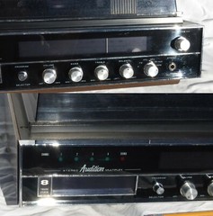 Vint Audition 2515-1 Stereo Multiplex Combo Unit AM/FM Turntable 8-Track Player