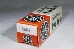NOS/NIB GE GZ34/5AR4 O-Getter Rectifier Vacuum Tube Made in USA 1961