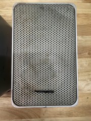 Vintage Realistic 40-2034A Minimus 7 Speakers Silver 40w 8 Ohm W/Wall Mounts