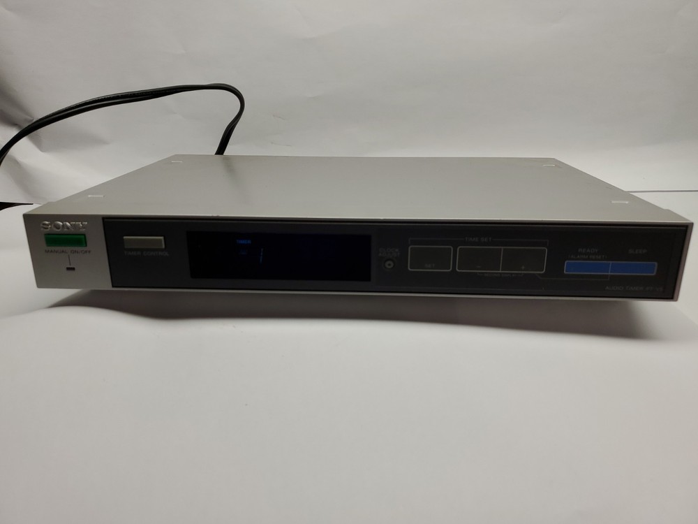 Sony Model PT-V5 Audio Program Timer Silver Face