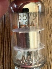 5 pieces matching RCA New Old Stock 5879 Vacuum Tube In Box