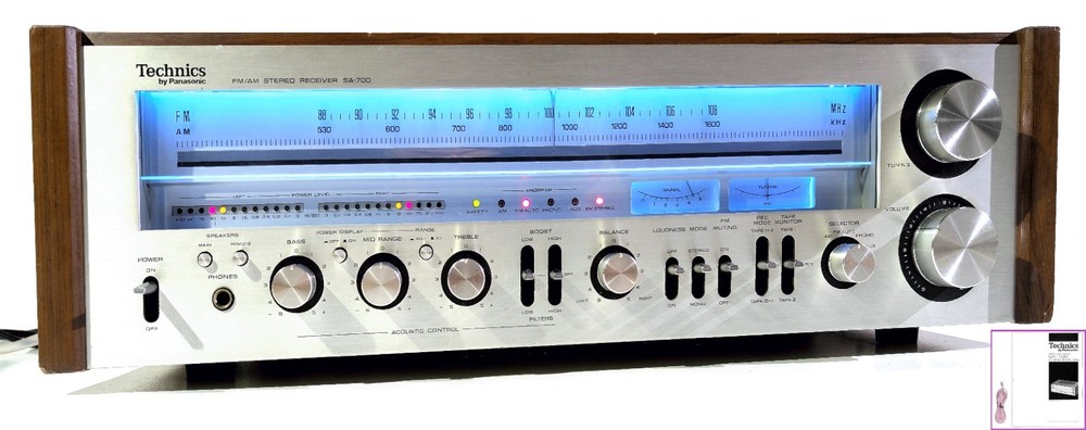 🔥【PRO SERVICE】RARE Technics MONSTER SA-700 200W Receiver~XSTR/LED MOD💥GUARANTY