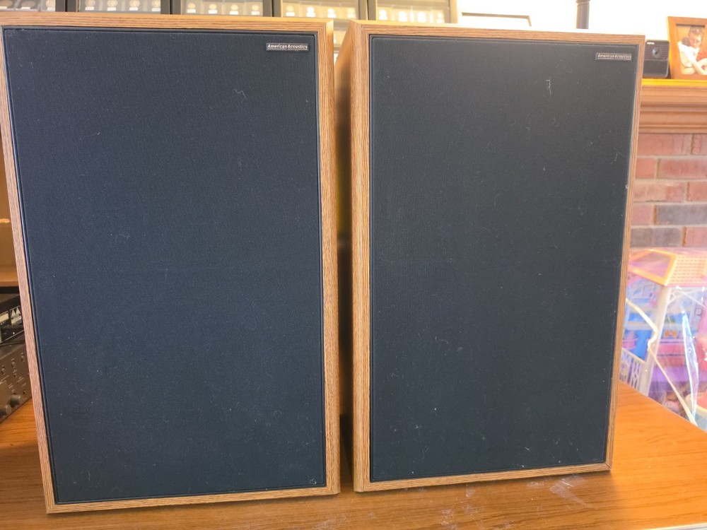 Vintage American Acoustics D4550E 3-Way Wood Floor Speakers 10” Woofer 156 Watts