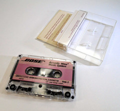 Vtg Bose Acoustic Wave Music System Demo Cassette Tape 1990 stereo sound levels