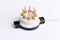 Pair 2pcs Octal K8A socketS for EL34 6SN7 6L6 KT88 B65 EM34