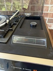 🍊Vintage 1970s Panasonic FM/AM Stereo Music Center w/ 8-Track | Model SE-4440🎶
