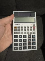 Vintage Sharp EL-525 Solar Cell Scientific Calculator – Working