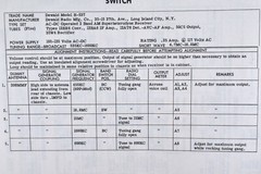 Dewald H-537 AM Radio Receiver SAMS Photofact Service Manual 269-5