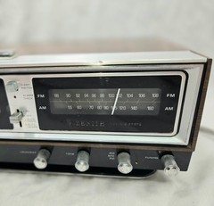 Zenith Model H472W AM/FM Clock Radio Circle of Sound Restored with Green LEDs