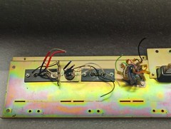 TEAC A-3300 SX reel to reel rare inputs panel