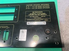 Pioneer SA-6500 II Stereo Integrated Amplifier Parting Out Rear Panel