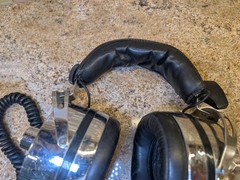 Vintage Sound Dynamic MD-2STV Chrome Headphones WORKING great sound! Japan 70’s