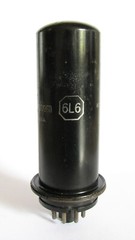 1948 Cunningham 6L6 metal Power Amp Tube – Hickok 539B tests @ 5700, min:3300