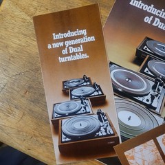 3 Vintage United Audio Dual Turntables Models 1225 1226 1228 1229Q 901 Brochure