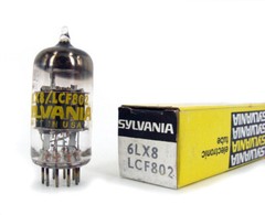 6LX8/LCF802 SYLVANIA NOS Tube Röhre Lampe TSF Valvola Valve 진공관 真空管 电子管