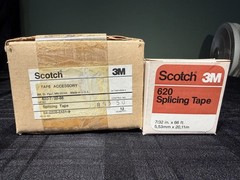12CT -Scotch 3M 620 7/32inch x 66ft Splicing Tape for 1/4in Tape – NEW OLD STOCK