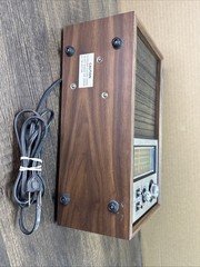 Works!! Vtg MCM Wood Grain PANASONIC #RE-6286 AM/FM Tabletop RADIO /Japan