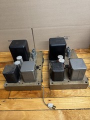 Heathkit W5M Mono Tube Amplifier Pair Need Tubes