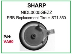 PRB VA60 VCR Video Idler Wheel for Sharp NIDL005GEZZ + Other