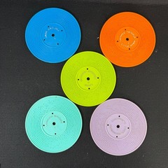 VTG Lot of 5 Fisher Price Records 1970s Replacement for Plastic Record Player