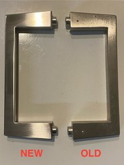 Pair (2 pcs) Pioneer new handles stainless steel SPEC 3, C-73, M-73, F-73