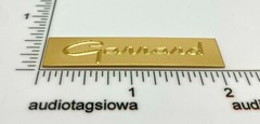 Garrard Badge Logo for Turntable Base Plinth – Custom Made Engraved Brass