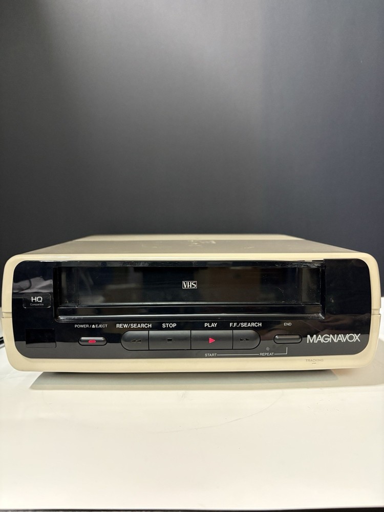 Vintage Magnavox VR9502AT01 VHS Player 1986 Tested Works