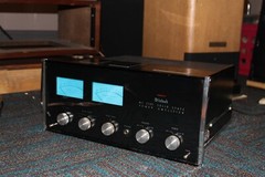 McIntosh MC 2105 Solid State Power Amplifier w/ L54 Wood Case – Full Recap