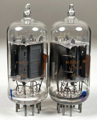 2 NIB NOS Tektronix selected RCA 12AU7 tubes TV7 & AT1000 tested excellent