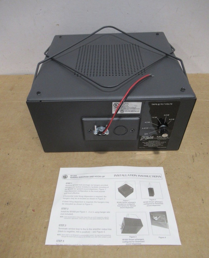 Atlas Sound Model M100 General Signaling Speaker
