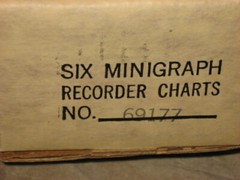 Esterline Angus Chart Recorder Rolls, 6, new