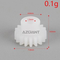 2PCS For Sony TC-WR565 TC-WR545 TC-WR665S TC-WR635S Audio Recorder Gears