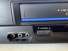Panasonic VCR Plus PV-V4611 Blue Line 4 Head Hi-Fi Stereo Omnivision, Tested!