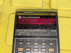 Texas Instruments TI Programmable 58C Vintage Calculator With Power Supply