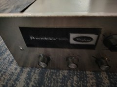 Vintage Rauland Borg Model PR1606-A Precedence Series Amplifier. Powers On