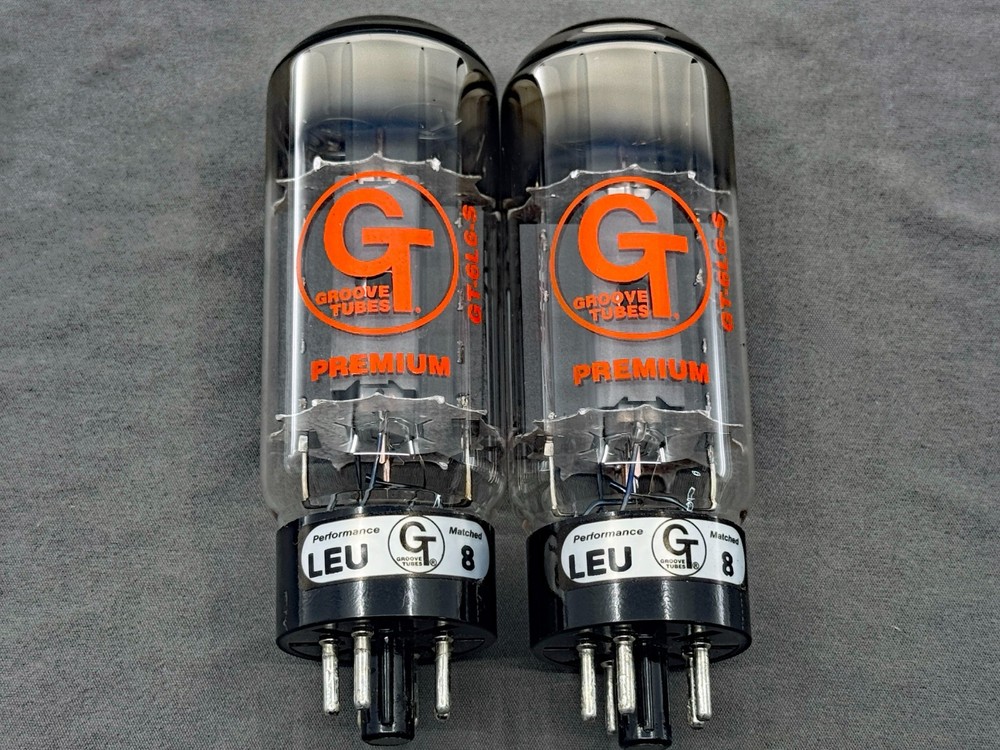 Factory Matched Groove Tubes 6L6GC Premium Power Tubes NIB Cond Tests NOS+
