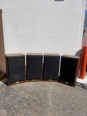 Vintage Jensen Digital 3152 15” 3-way 80 Watts 94db Floor Speakers Set Of 4