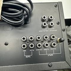 Vintage Mitsubishi DA-U156 Stereo Integrated Amplifier With Manual 120v Black