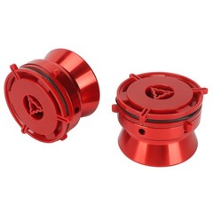 1 Pair NAB Hub Adapters Professional Polished Aluminum Reel To Reel Tape Opener
