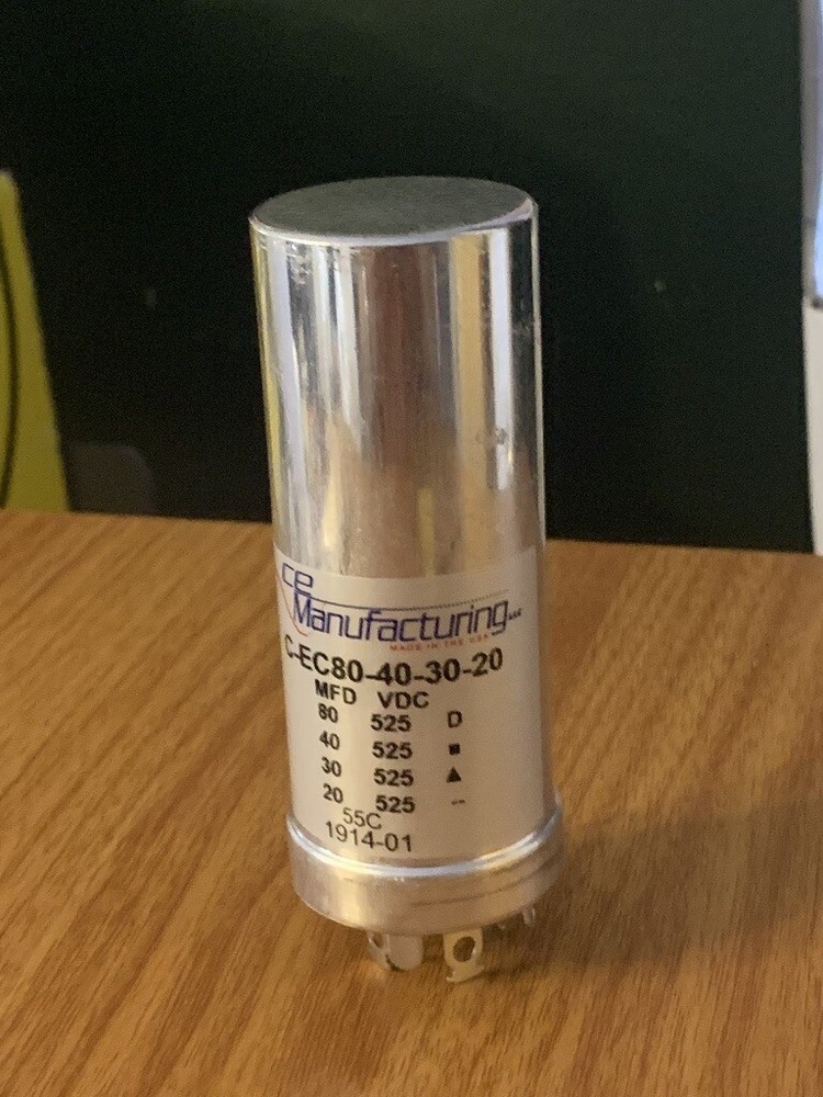 CAPACITOR CAN 80/40/30/20 µF @ 525VDC McIntosh MC-75 MC-240 MC-30 MC-40 MC-60