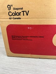 Vintage RCA XL-100 Portable 9″ Color TV EKR295S