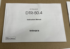 Integra DTR-50.4 AV Receiver Owners Manual, Remote Codes, Internet Radio Guide