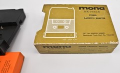 Vintage Mona MK-703SR 8 Track Player Stereo Cassette Adapter “Rew Stop Play”