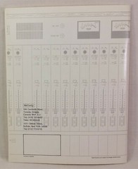 McCurdy SS8800 Audio Console Module Operating Instruction Book