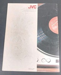 Vintage JVC CD-4 Quadraphonic Record System Brochure Manual VL-8 Turntable 1970s