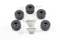 5 New FEET w/ hardware for Sansui AU-9900G-801, G-801DB, Heavy-Duty Foot Parts