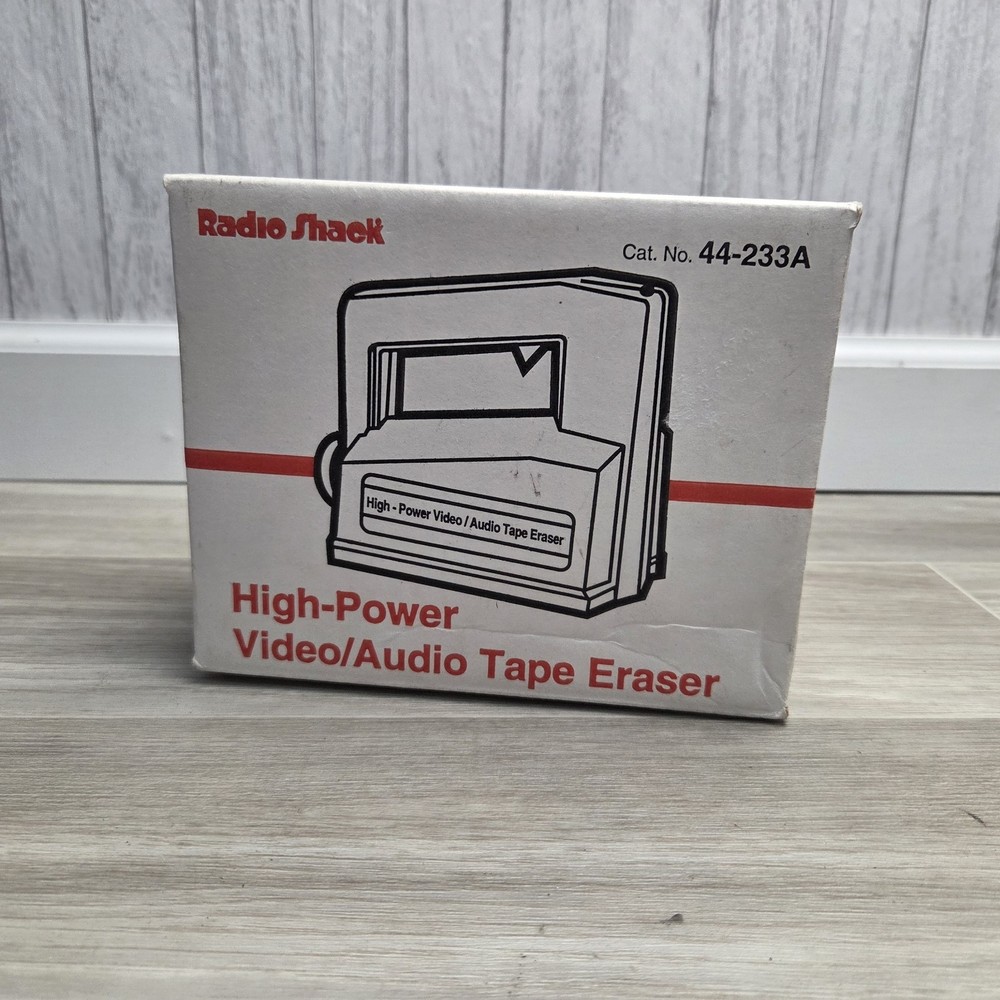 Realistic 44-233A High Power Video Audio Tape Eraser Radio Shack 120V